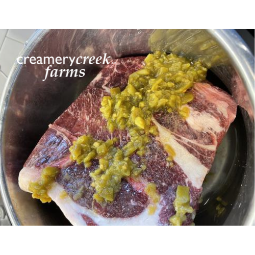 Easy Green Chili Shredded Beef