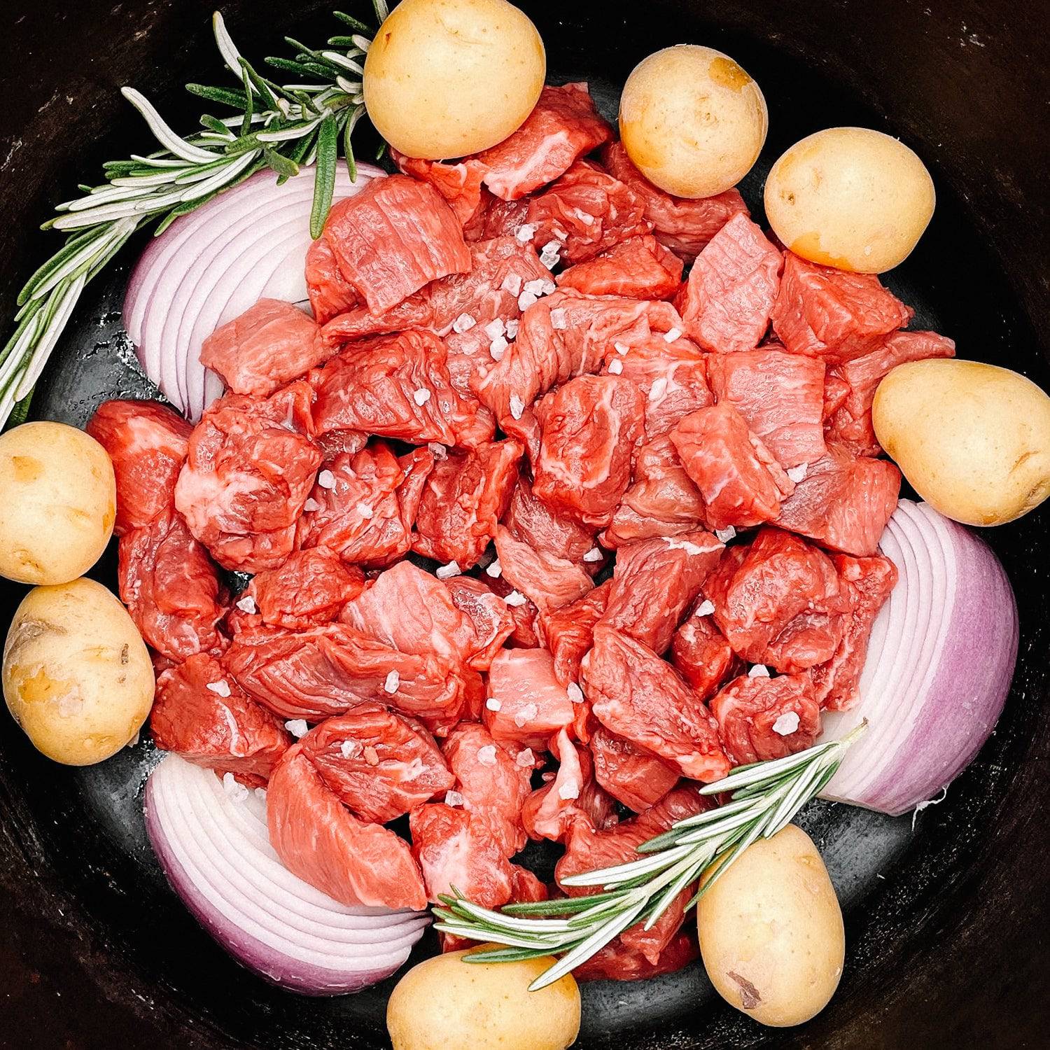Dry Aged Stew Beef - Creamery Creek Farms