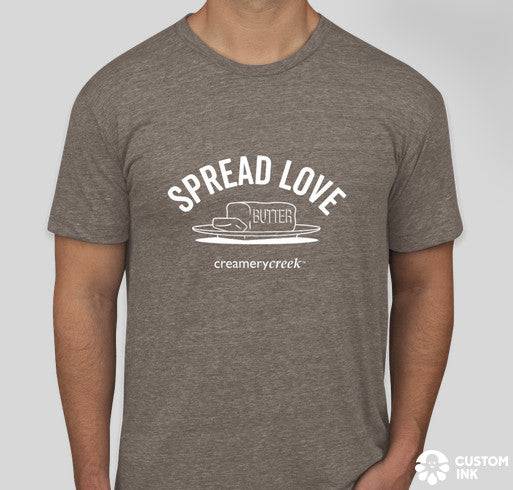Creamery Creek "Spread Love" T shirt - Creamery Creek Farms