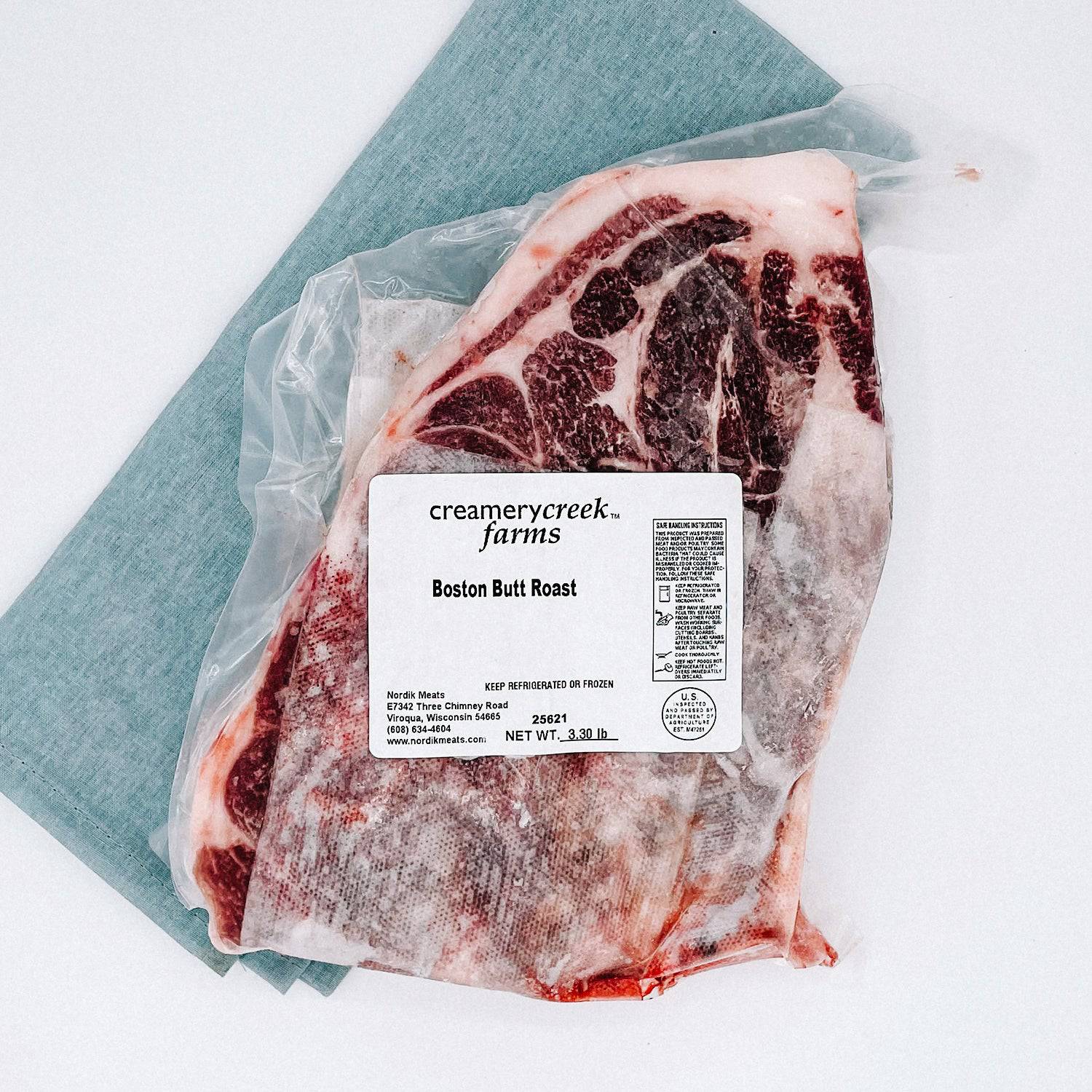 Duroc Pork Boston Butt Roast - Creamery Creek Farms