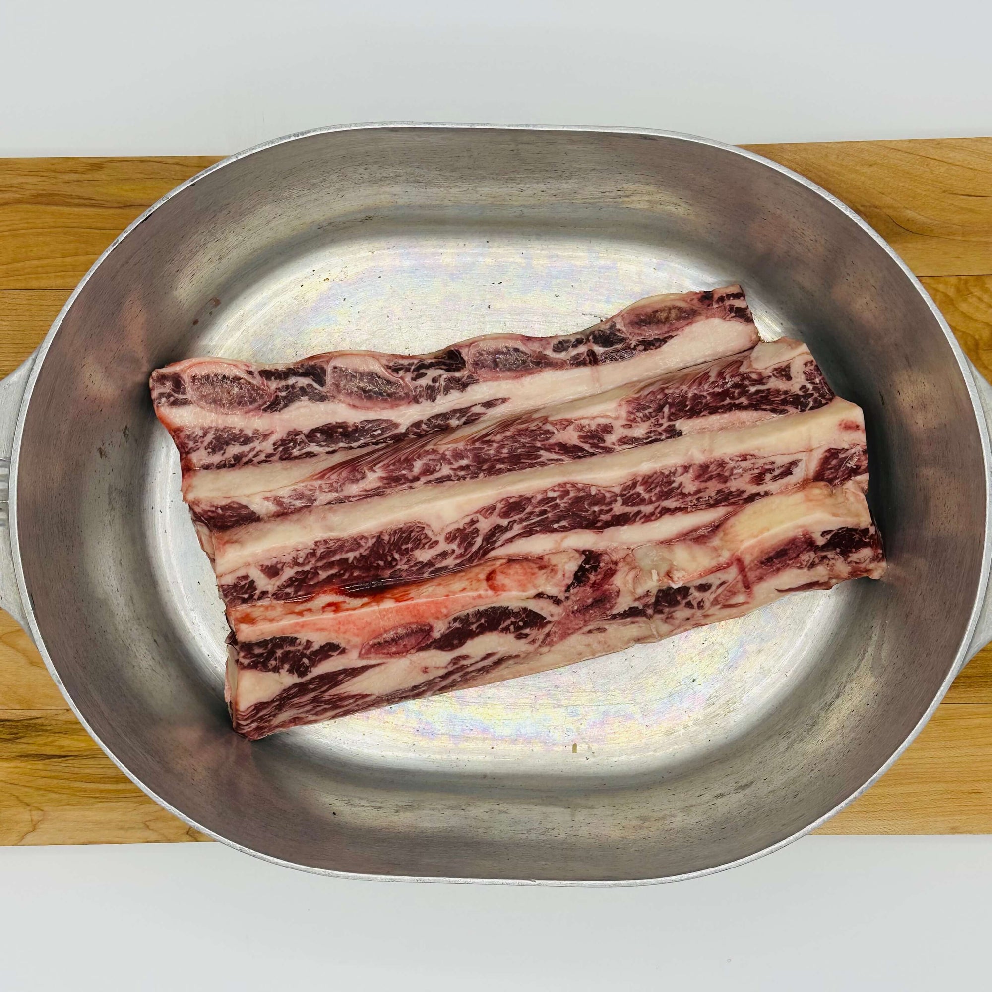 Dry Aged Beef Short Ribs - Thin Cut Korean Style - Creamery Creek Farms