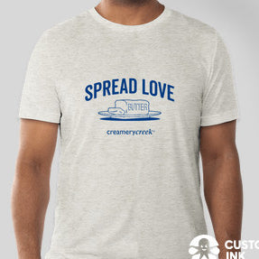 Creamery Creek "Spread Love" T shirt - Creamery Creek Farms