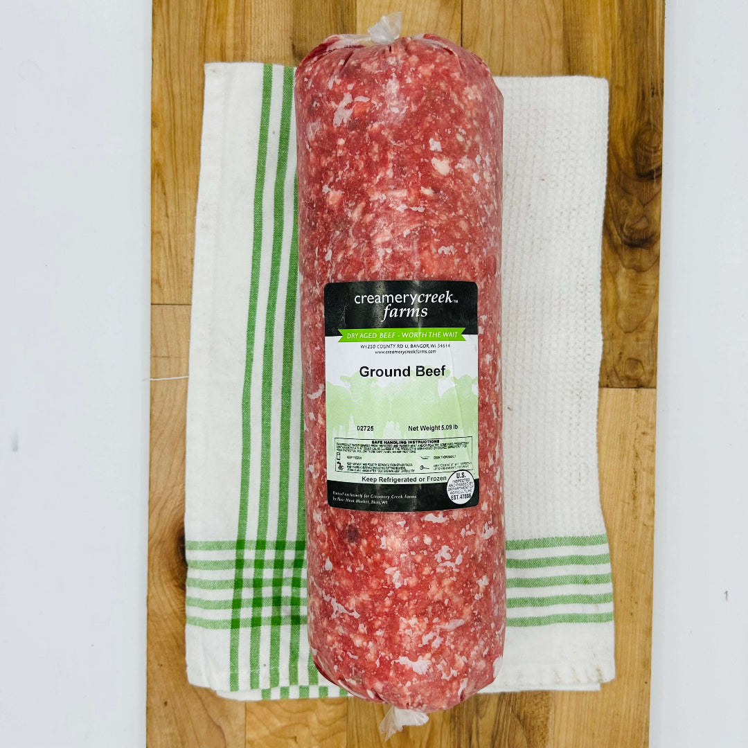 Dry Aged Ground Beef Chub - 5lb package