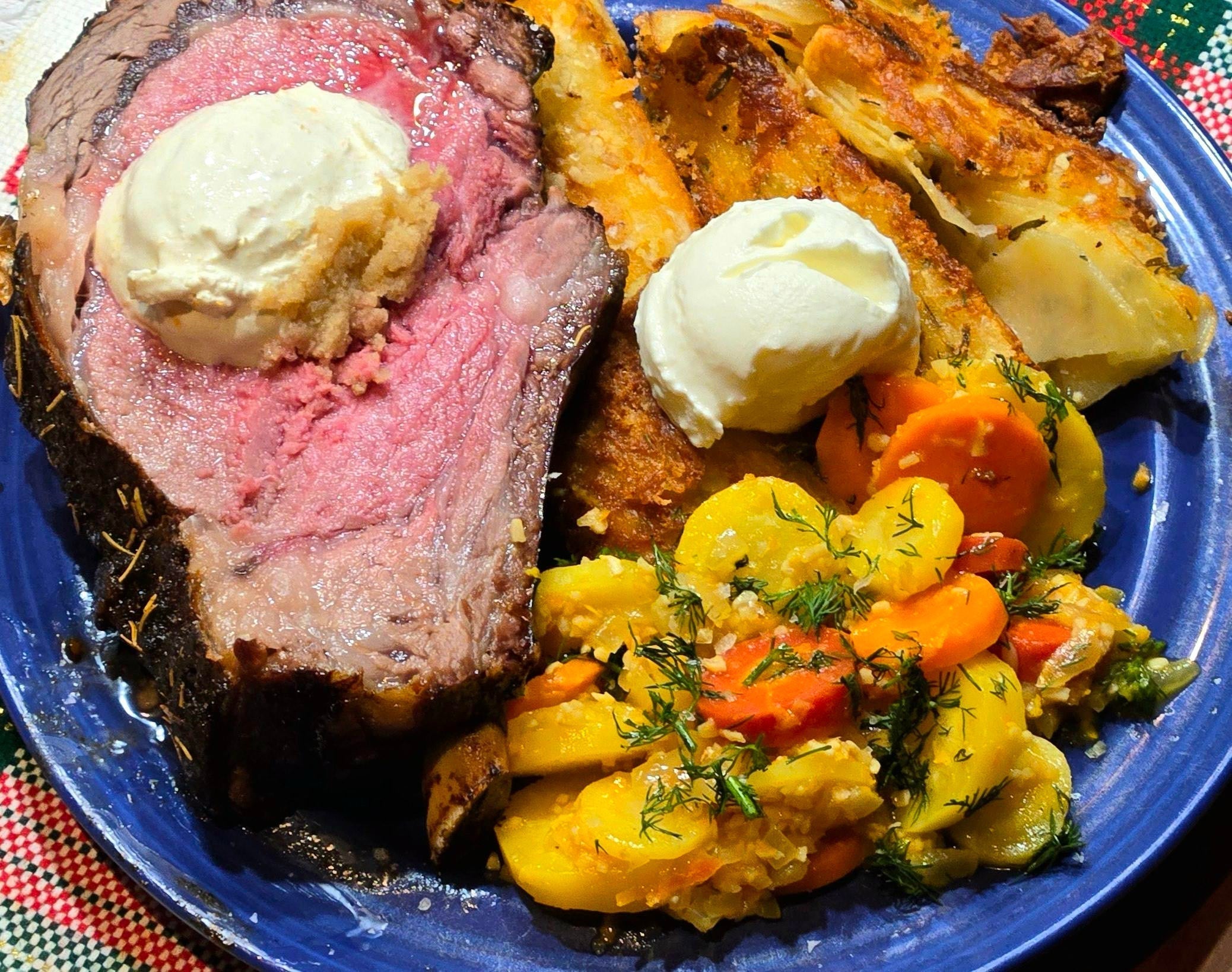 Customer Image of Creamery Creek Ribroast and amazing side dishes