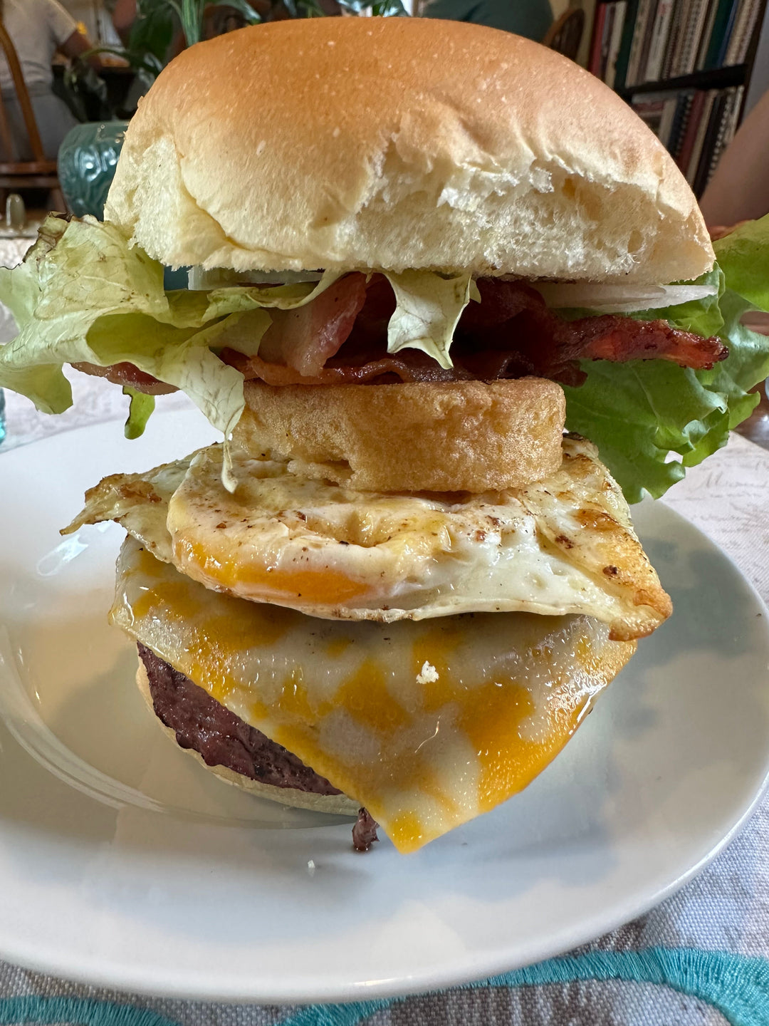 Joshua's version of the perfect burger