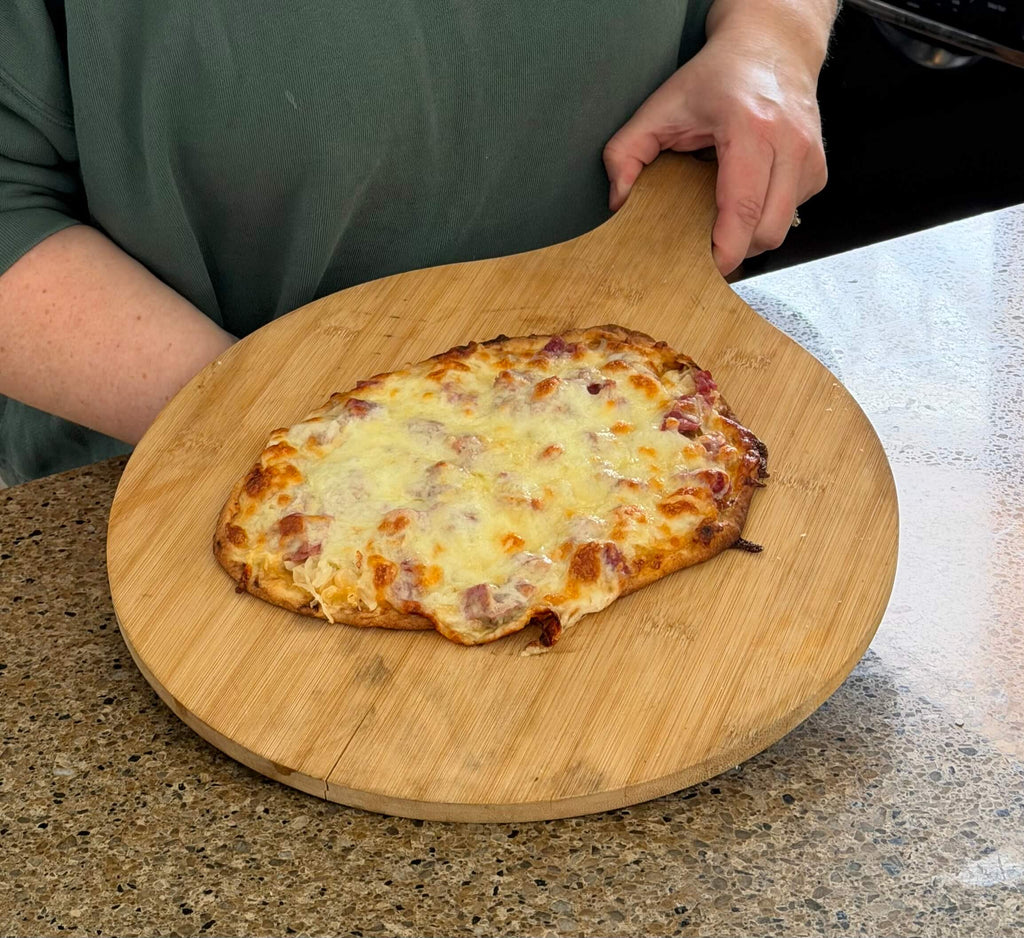 Creamery Creek kitchen recipe for Reuben Pizza