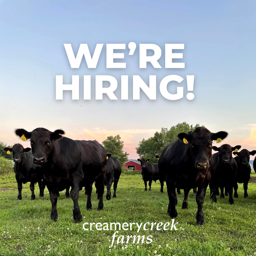 We're Hiring at Creamery Creek