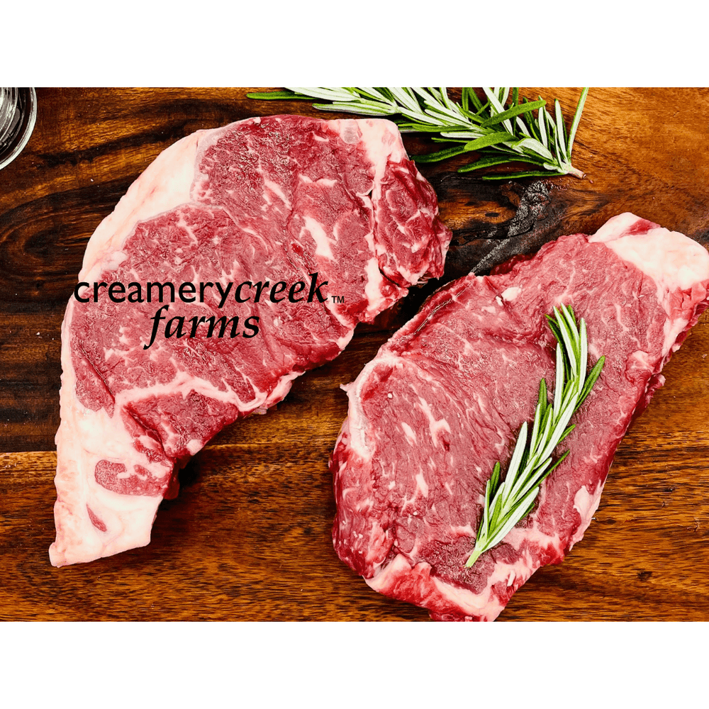 creamery creek farms dry aged new york strip steak