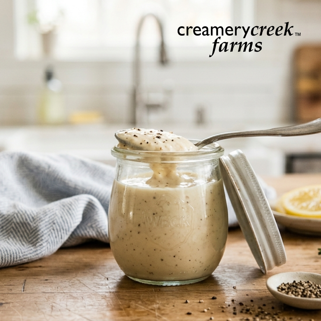 White BBQ Sauce at Creamery Creek