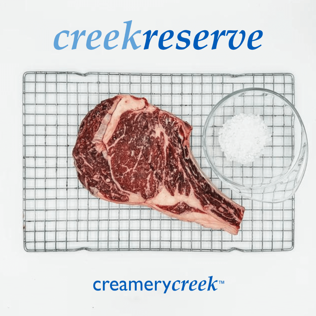creamery creek - creek reserve line of 28 day dry aged beef