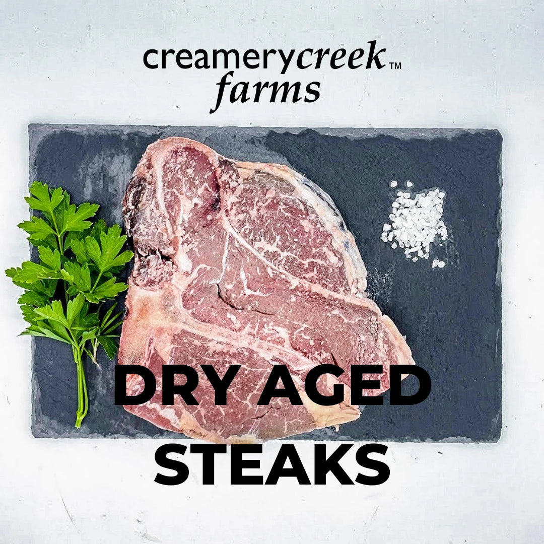 dry aged beef steaks creamery creek farms