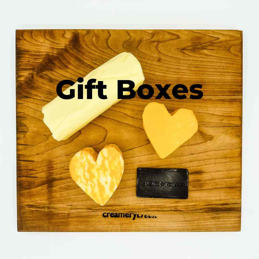 creamery creek farms wisconsin cheese gift box