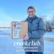 creekclub Dry Aged Ground Beef Subscription - Creamery Creek Farms