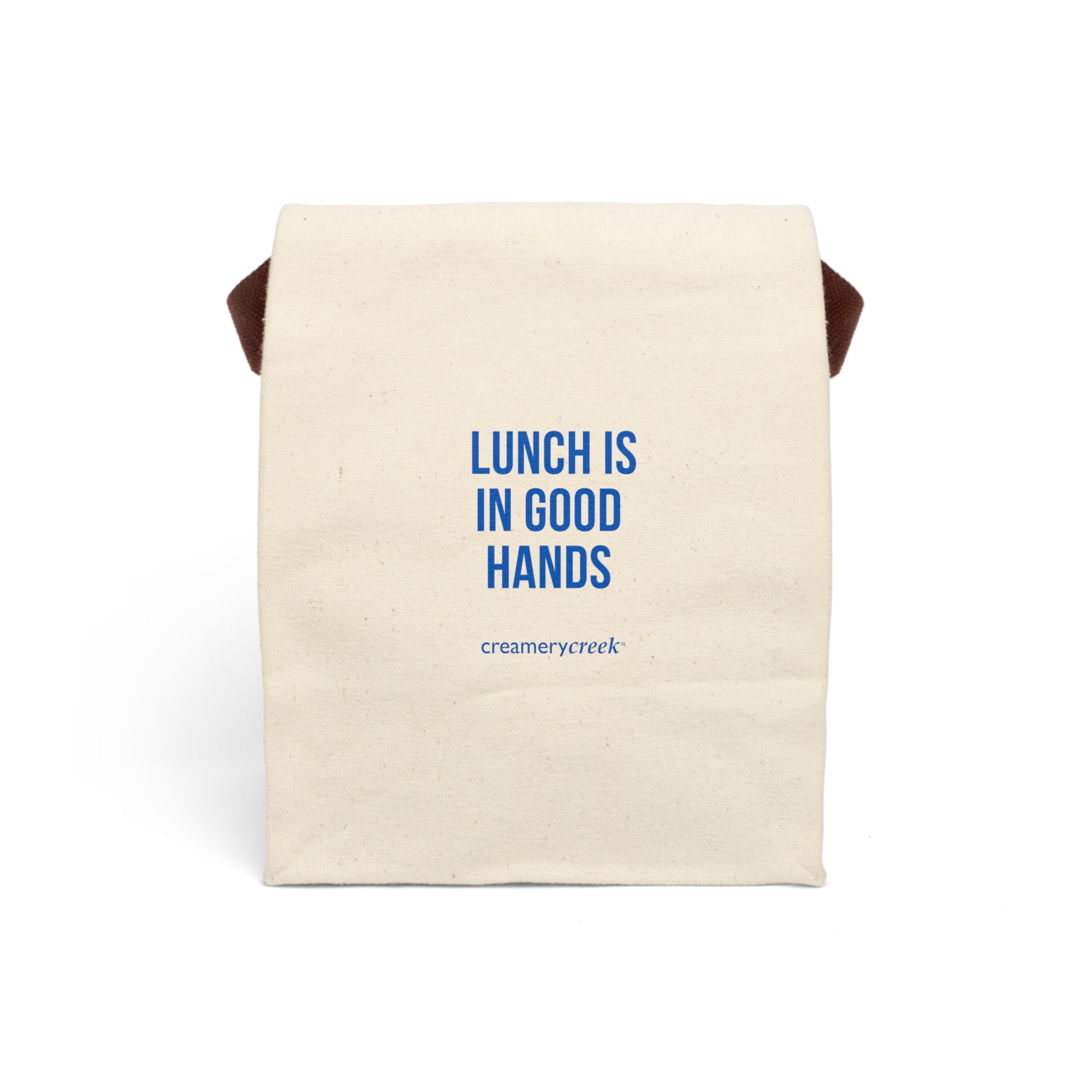 Creamery Creek - Logo Canvas Lunch Bag With Strap - Creamery Creek Farms