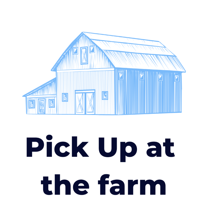 Pick up your order at the farm