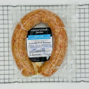 creamery creek fresh andouille sausage