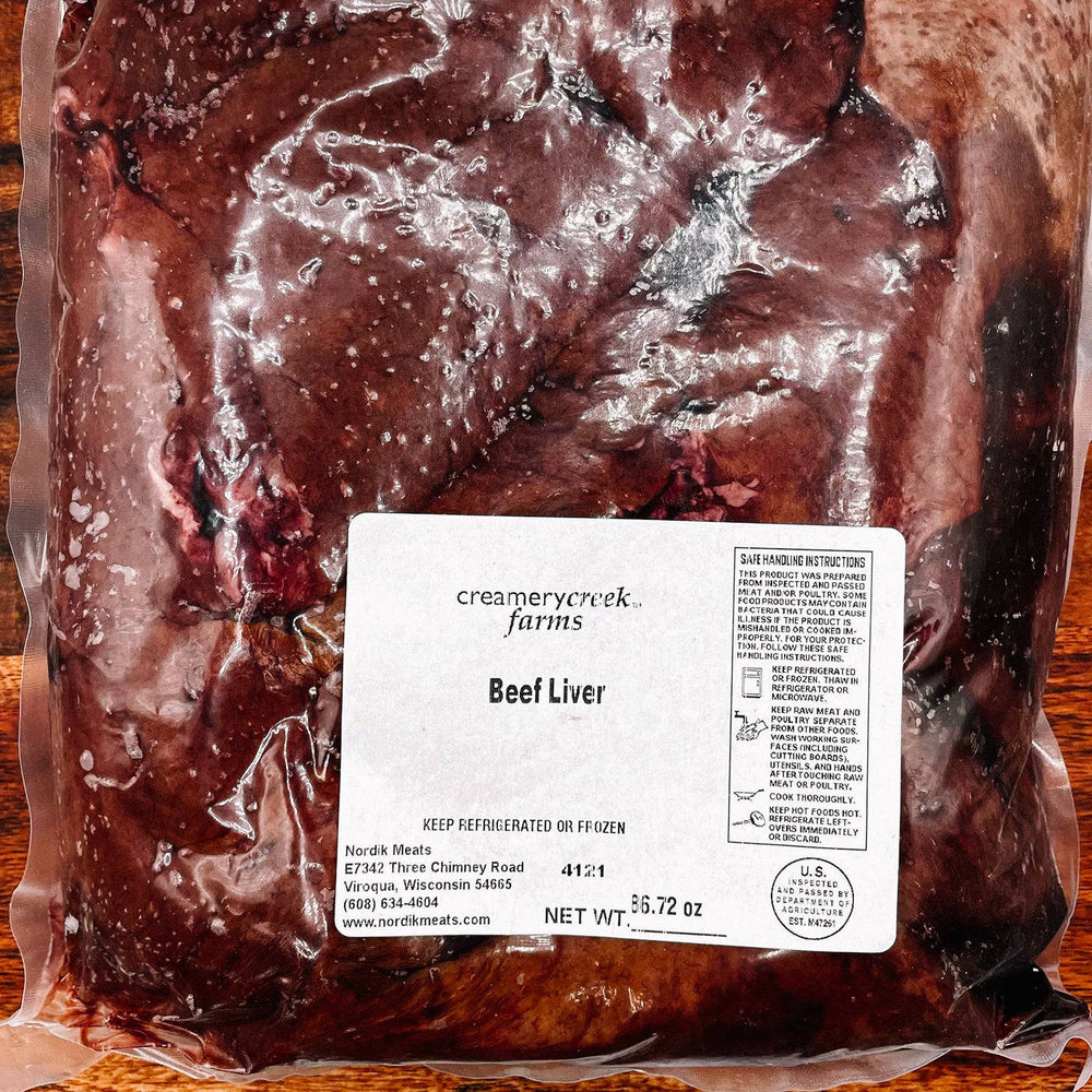 Pasture Raised Beef Liver - Creamery Creek Farms