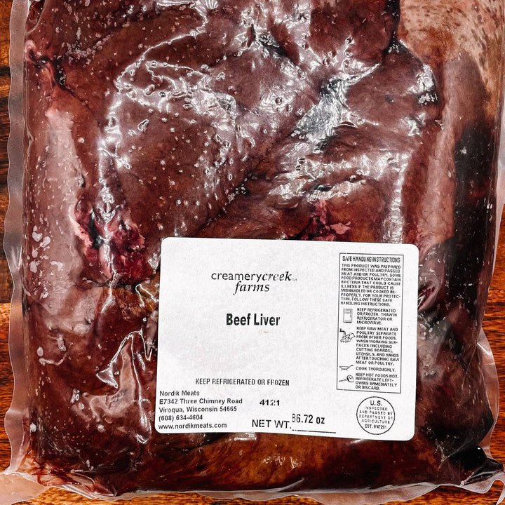 Pasture Raised Beef Liver - Creamery Creek Farms