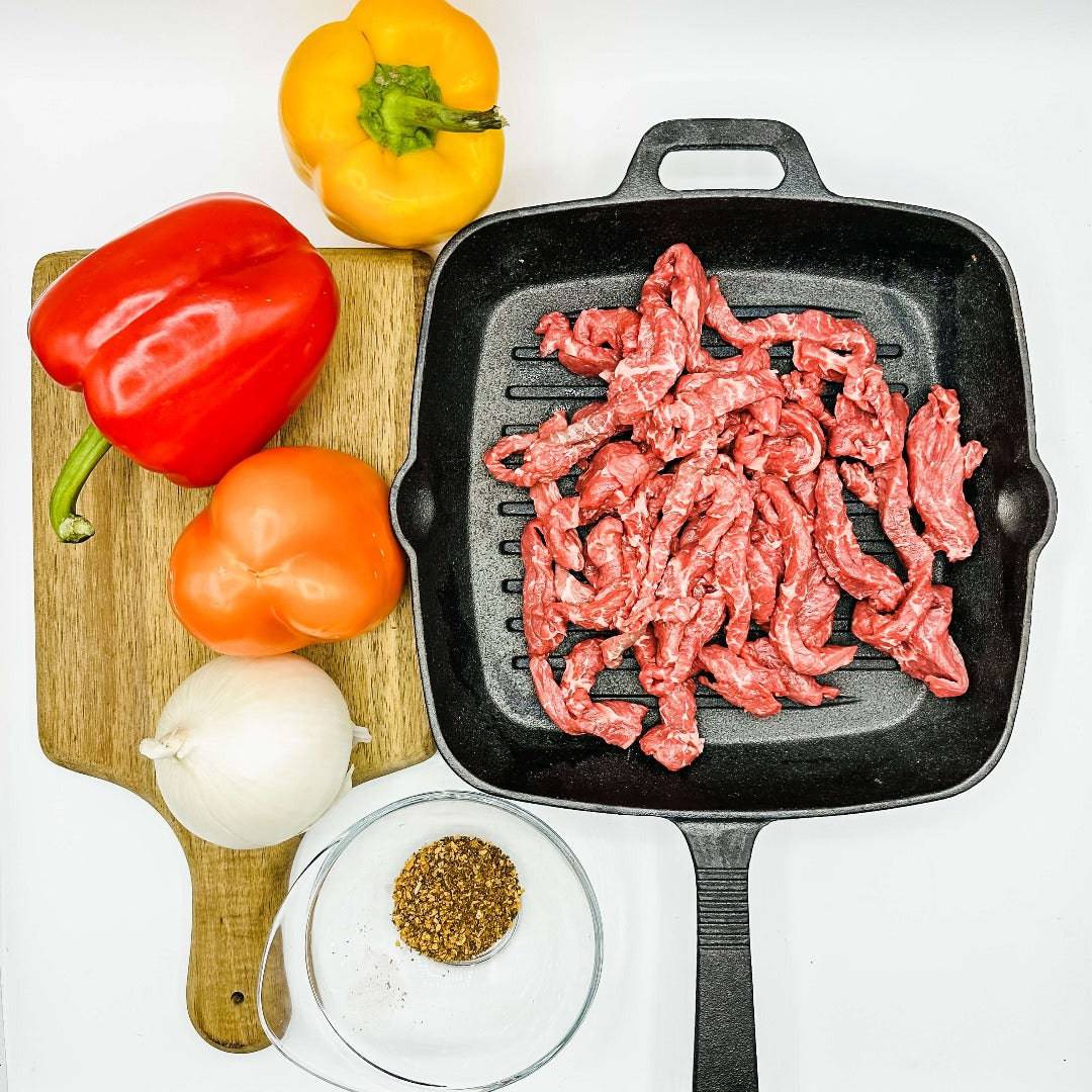 Dry Aged Beef Sirloin Steak Fajita Strips