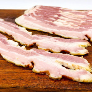 Duroc bacon from Creamery Creek Farms