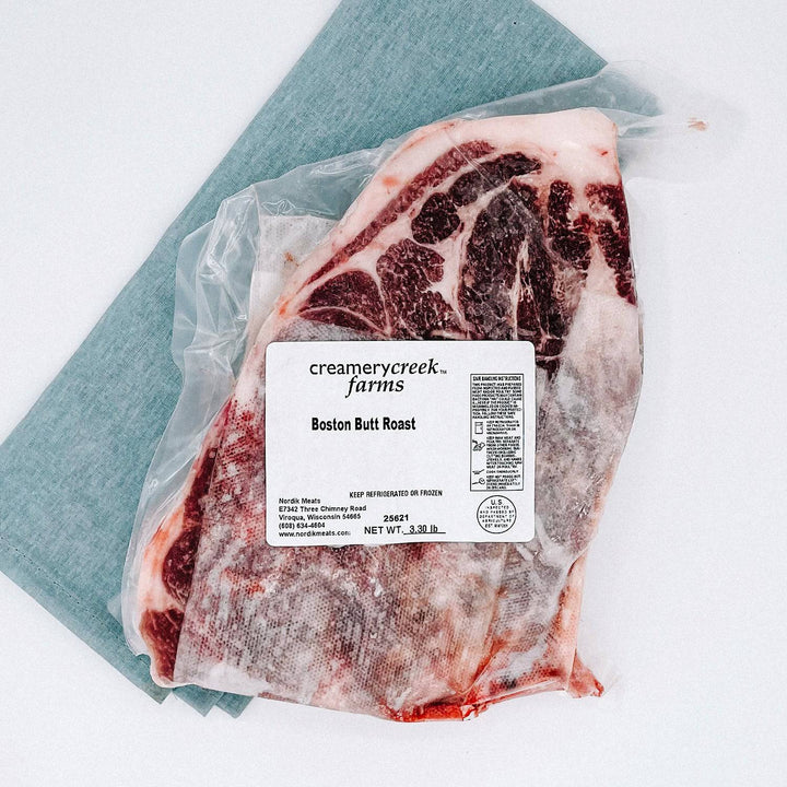 Duroc Pork Boston Butt Roast - Creamery Creek Farms