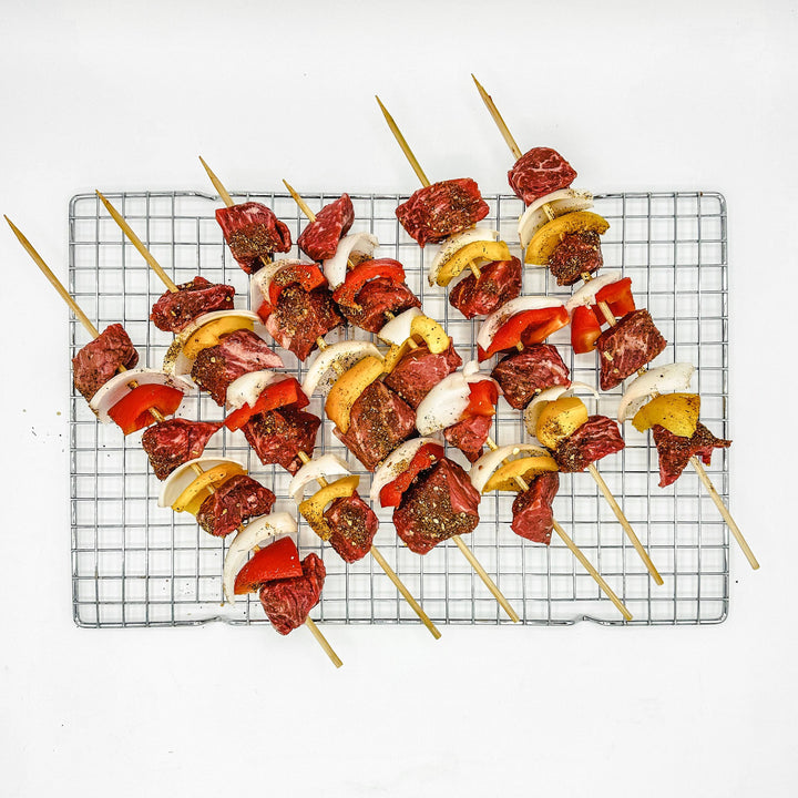 Dry Aged Beef Steak Kabob Bites - Creamery Creek Farms