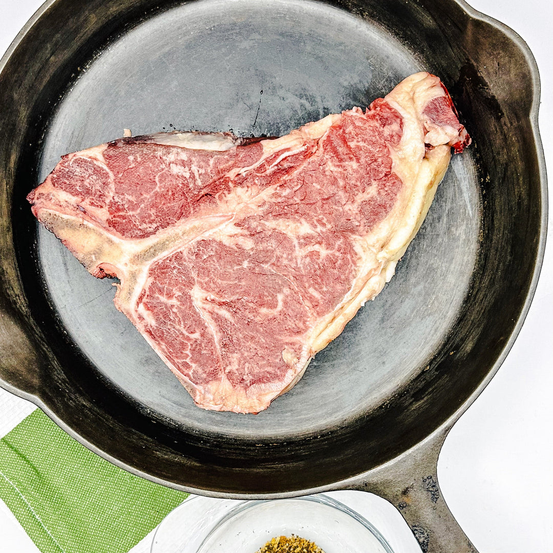 Dry Aged T-Bone Steak - Creamery Creek Farms