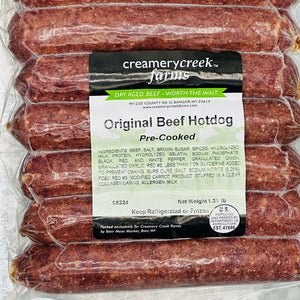 creamery creek hot dog ingredients