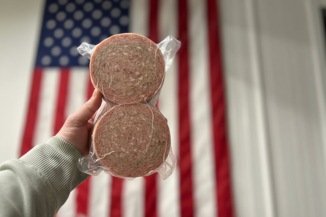 Duroc Pork Bratwurst Patties - Creamery Creek Farms