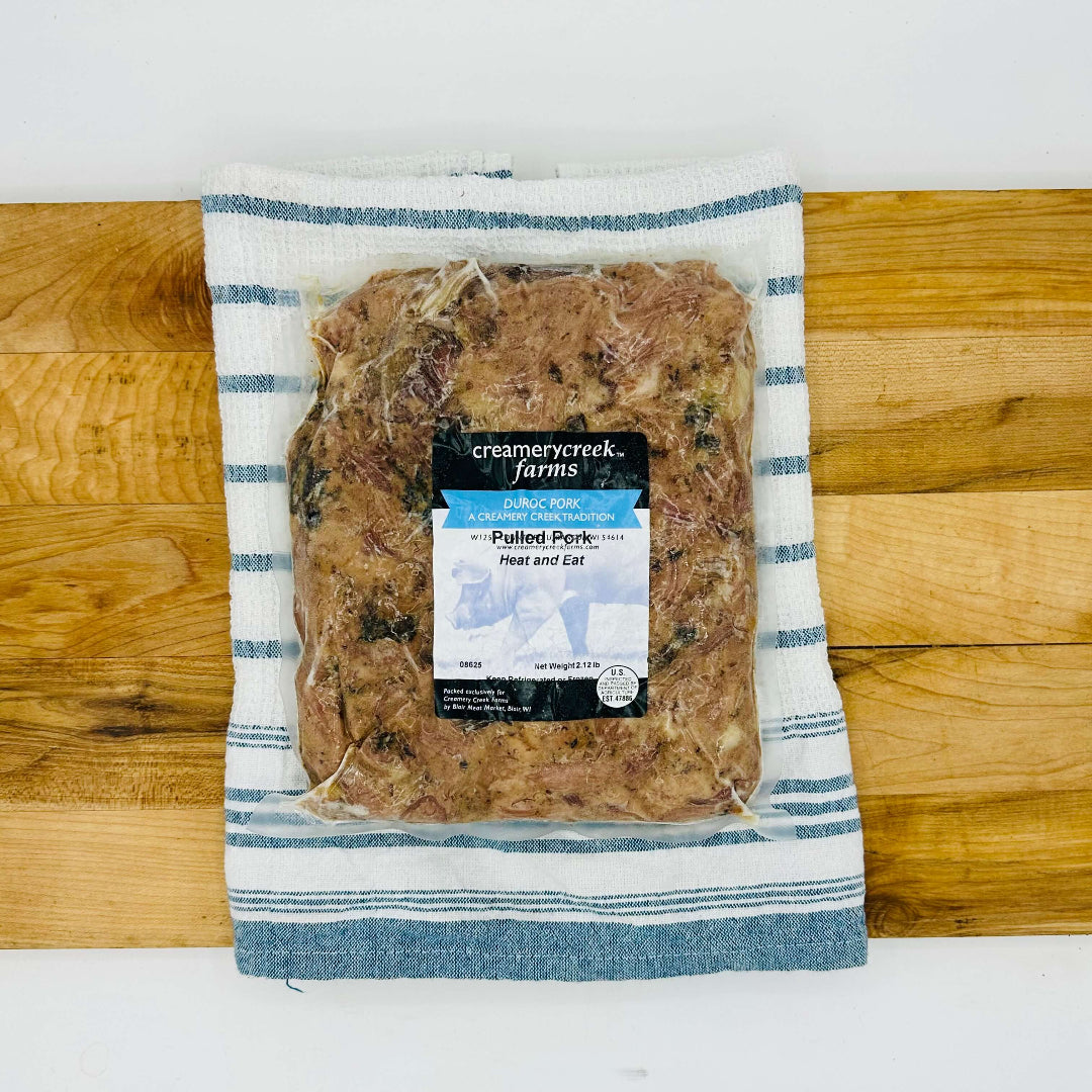 Duroc Pork Shoulder - Precooked Pulled Pork - Creamery Creek Farms