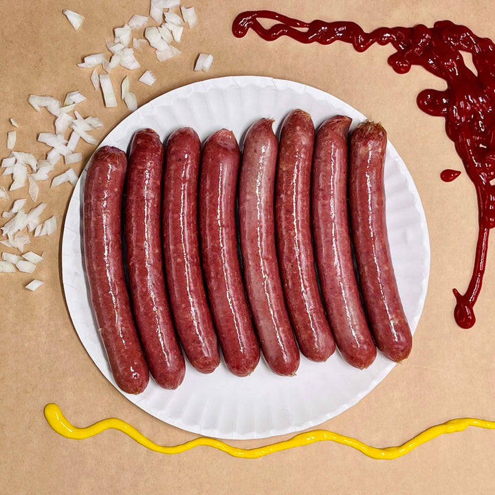 Salchichas de res maduradas en seco