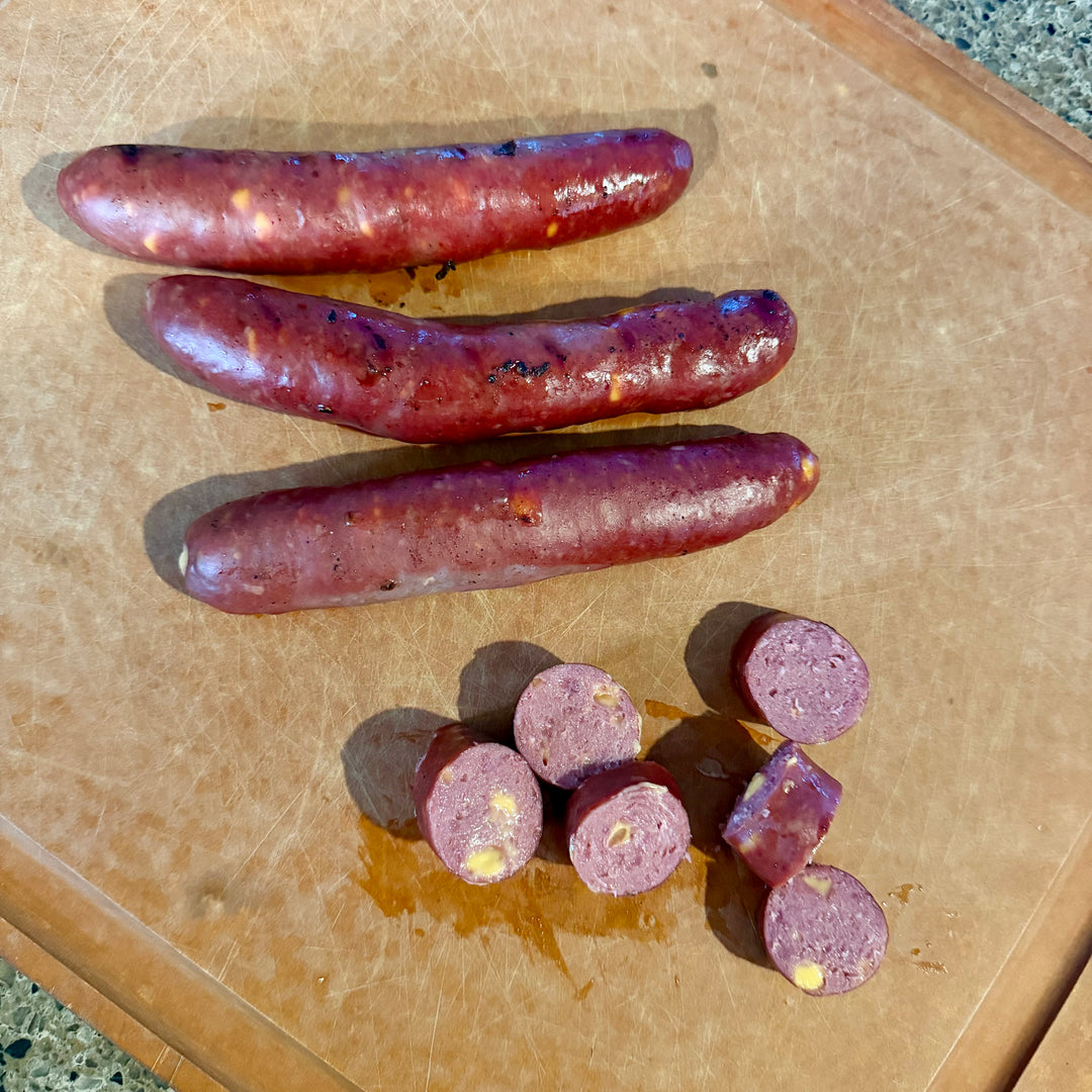 Grilled Farmhouse Brats with Cheese