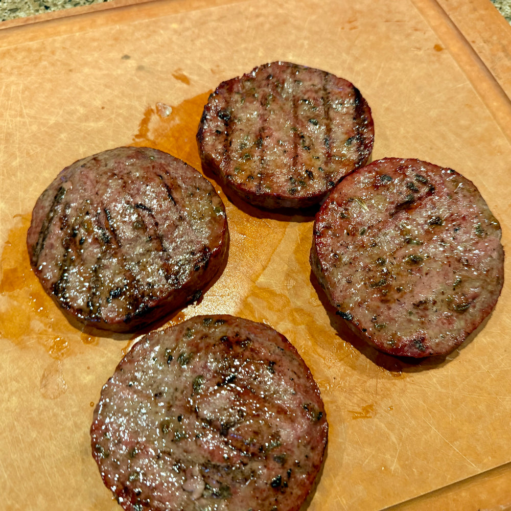 Grilled Jalapeno Bacon Burgers at Creamery Creek