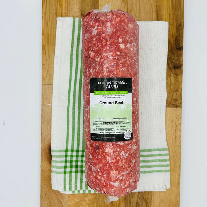 Dry Aged Ground Beef Chub - 5lb package