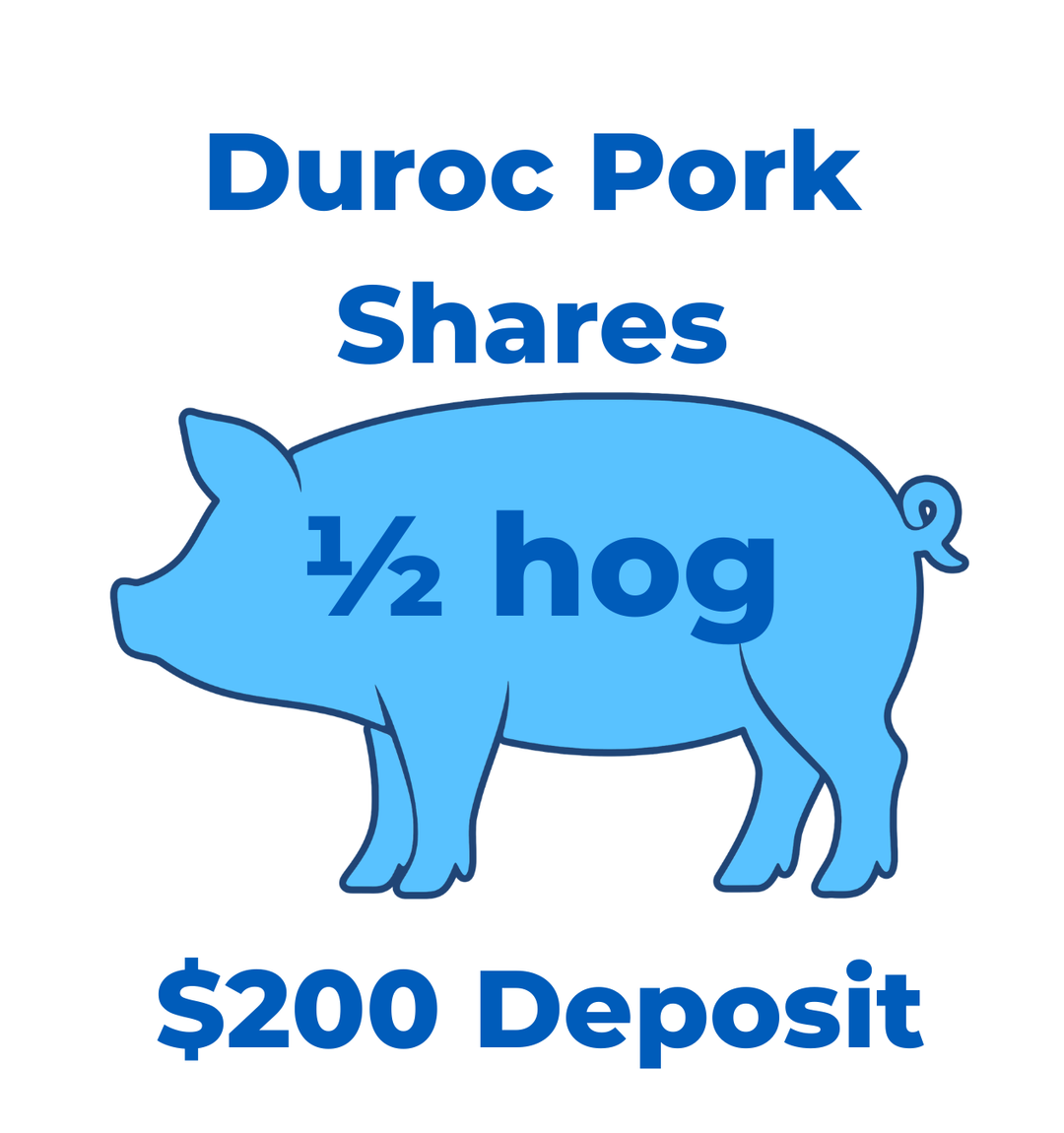 Duroc Pork Share - Half Hog