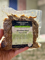 Dry Aged Shredded Beef - Seasoned and Precooked - Creamery Creek Farms