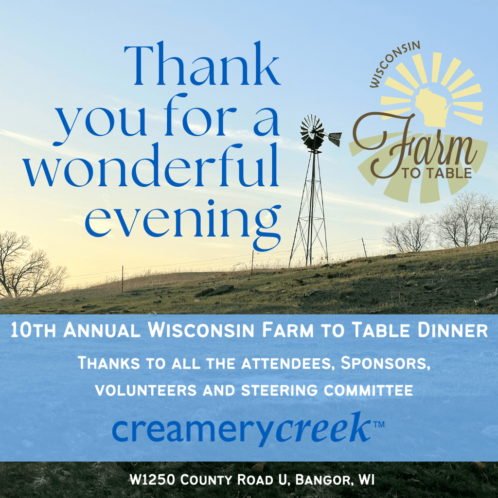 Wisconsin Farm to Table Dinner eTicket - Creamery Creek Farms